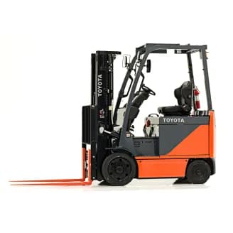 5,000 lb. Electric Warehouse Forklift, Cushion or Pneumatic Tires