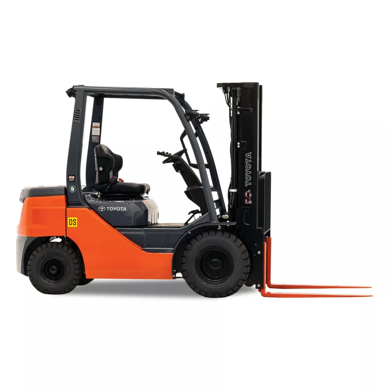 6,000 lb. Gas/LP Warehouse Forklift, Pneumatic Tires