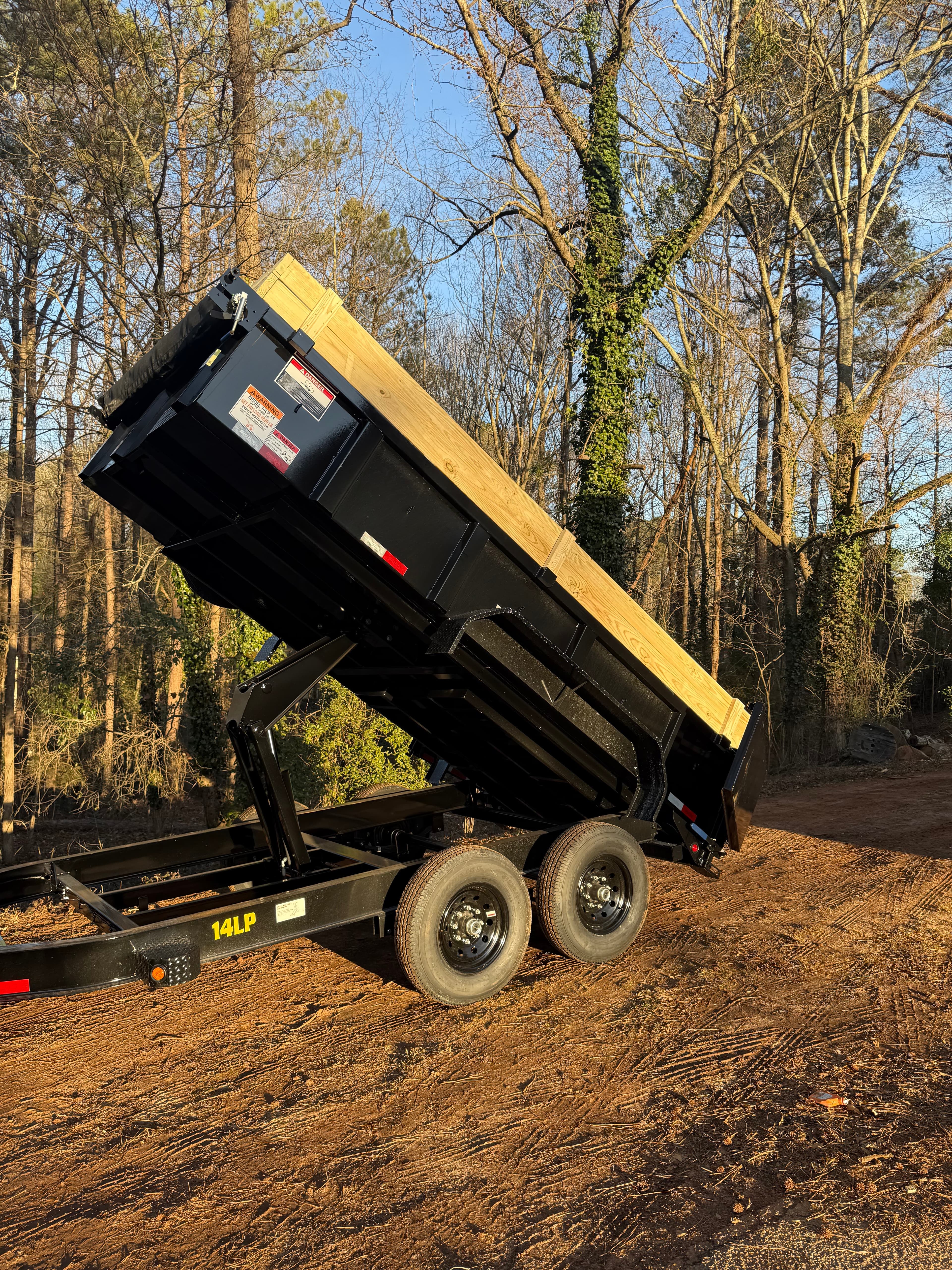 7x14ft Dump Trailer 14K