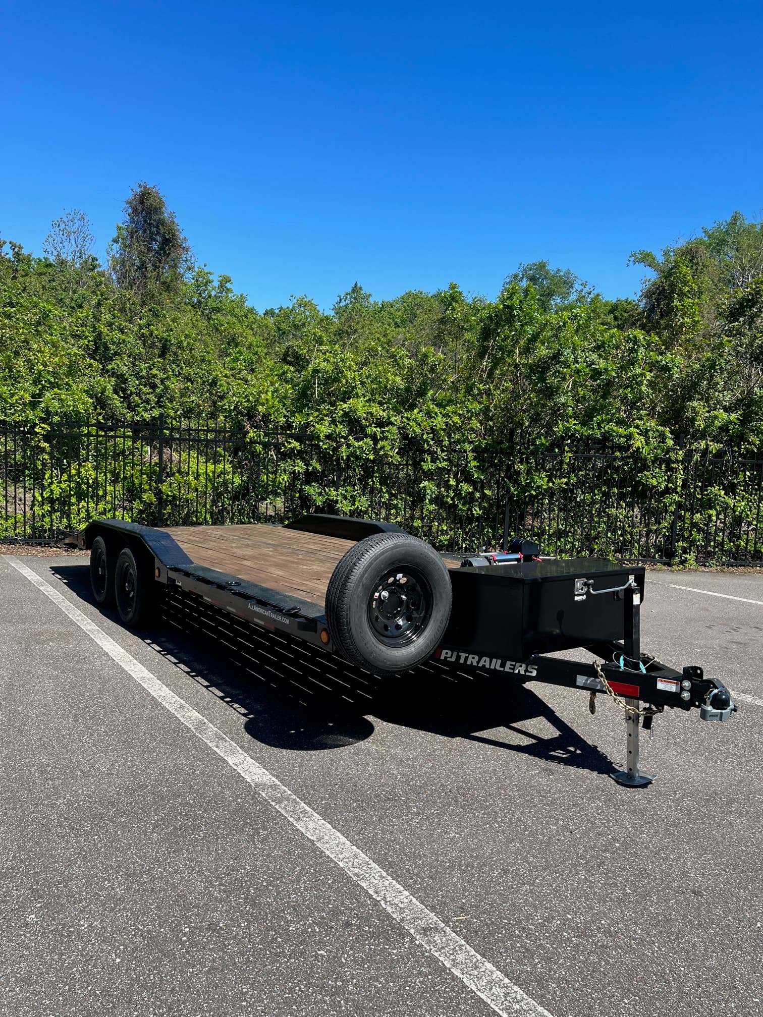 20ft PJ Drive Over Flatbed Trailer