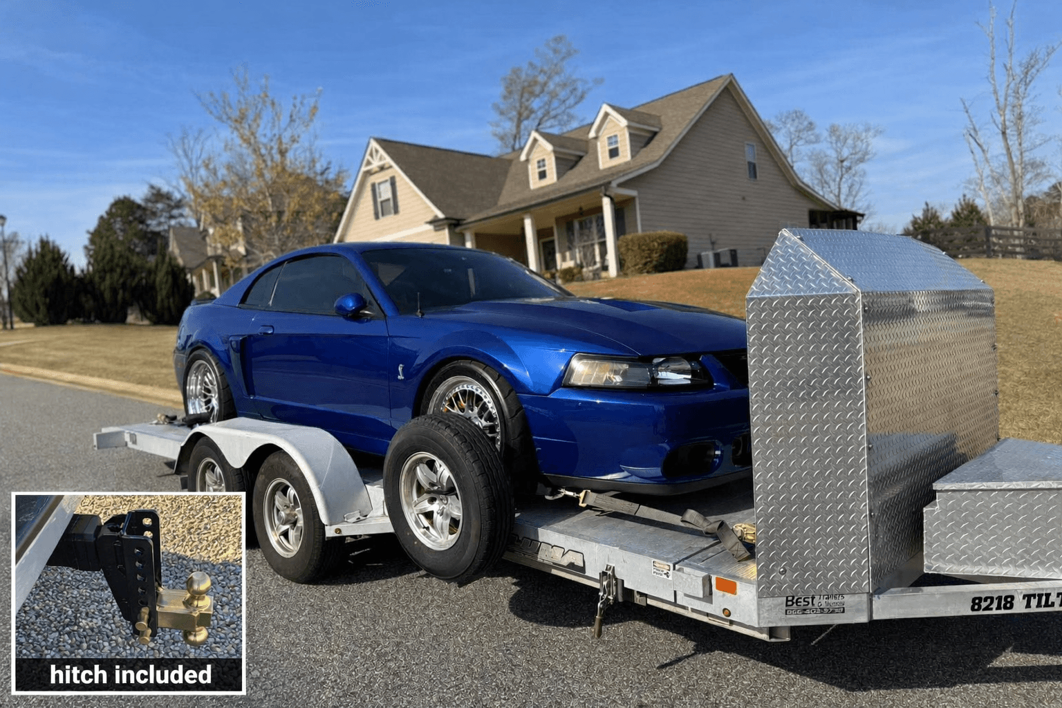 18ft Aluminum Tilt Trailer