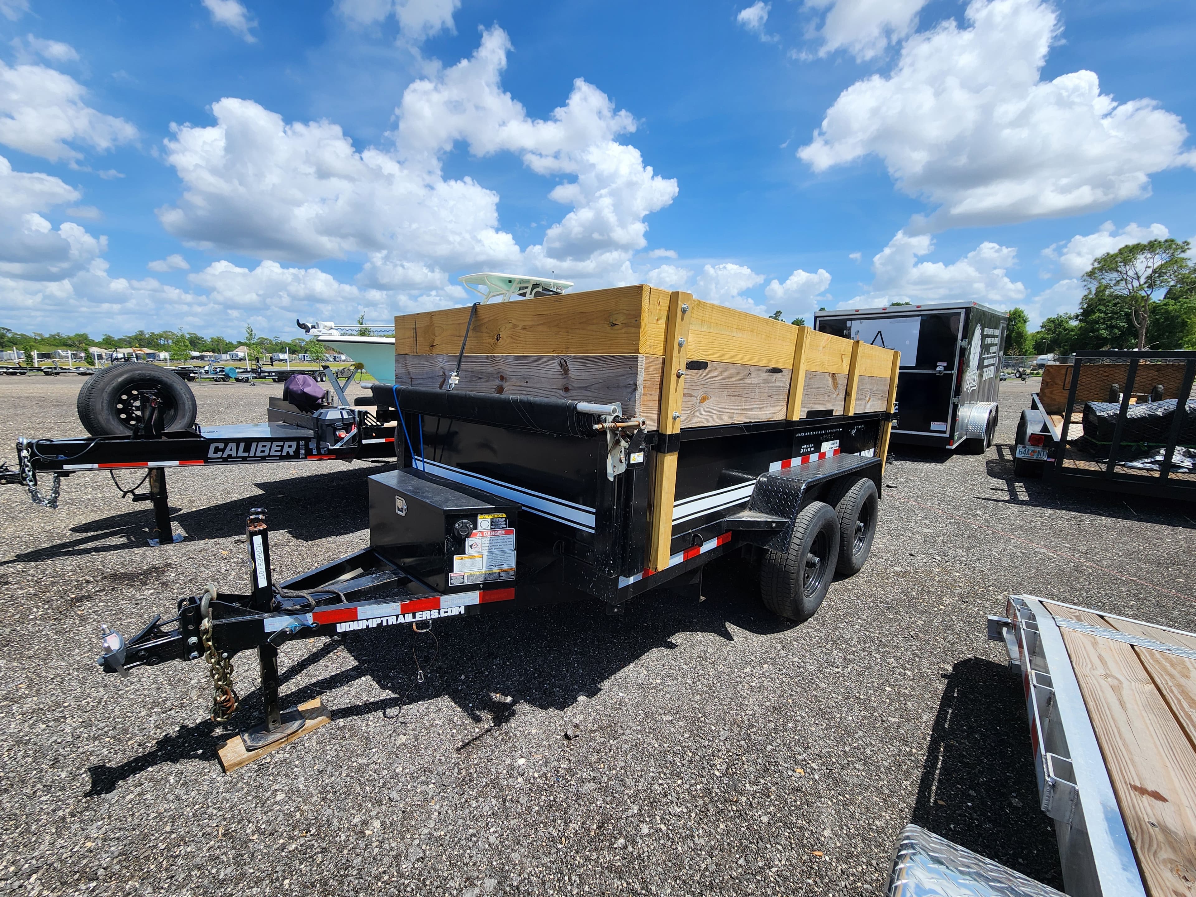 6X12 Dump Trailer 3.5 Tall walls