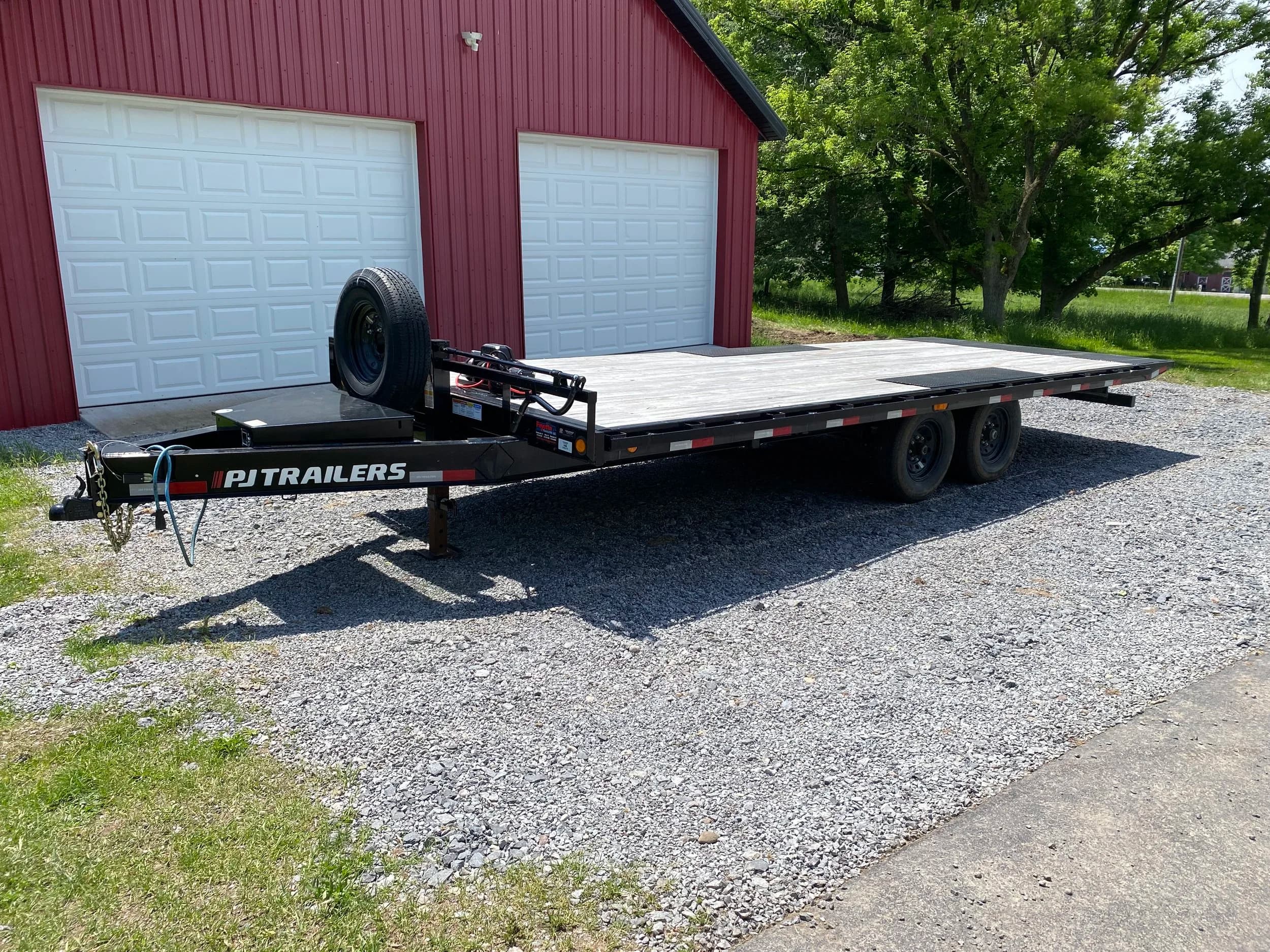 22ft Tilt Deckover Trailer