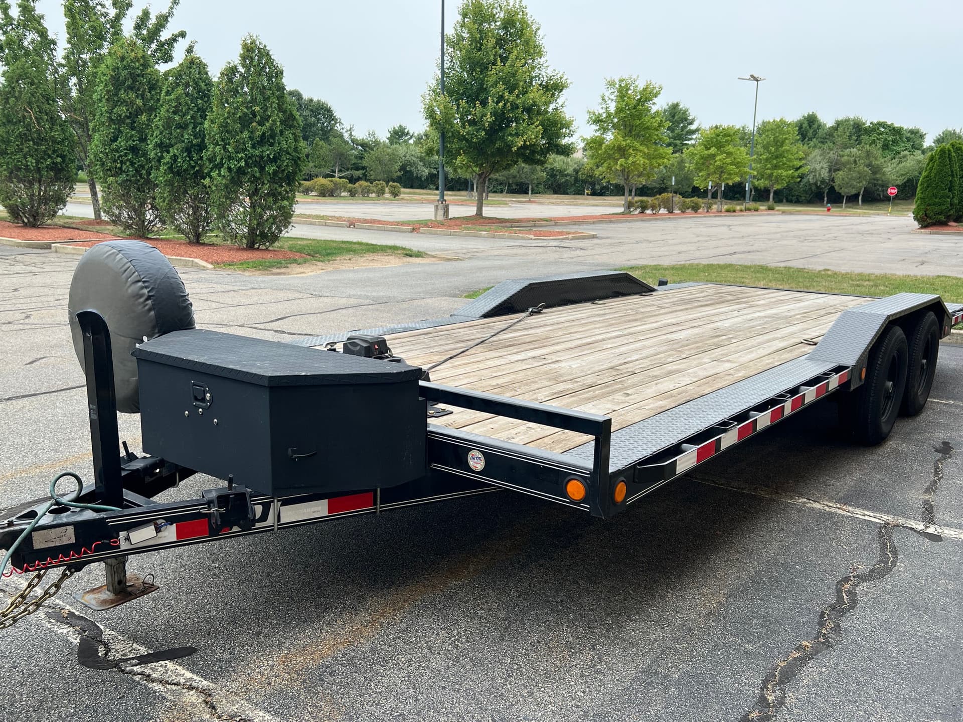 20ft Drive Over Flatbed Trailer
