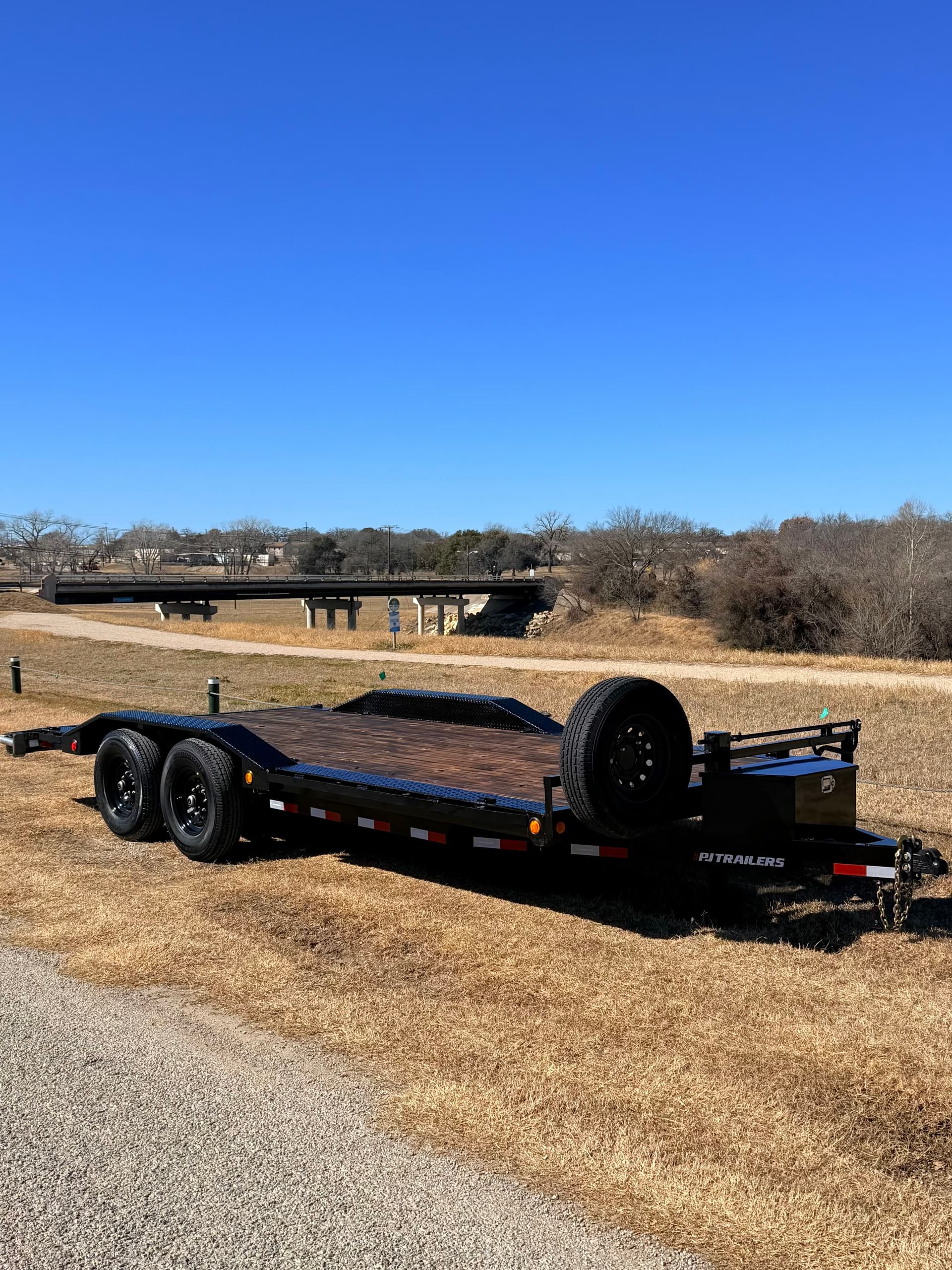 20ft Drive Over Equipment Trailer