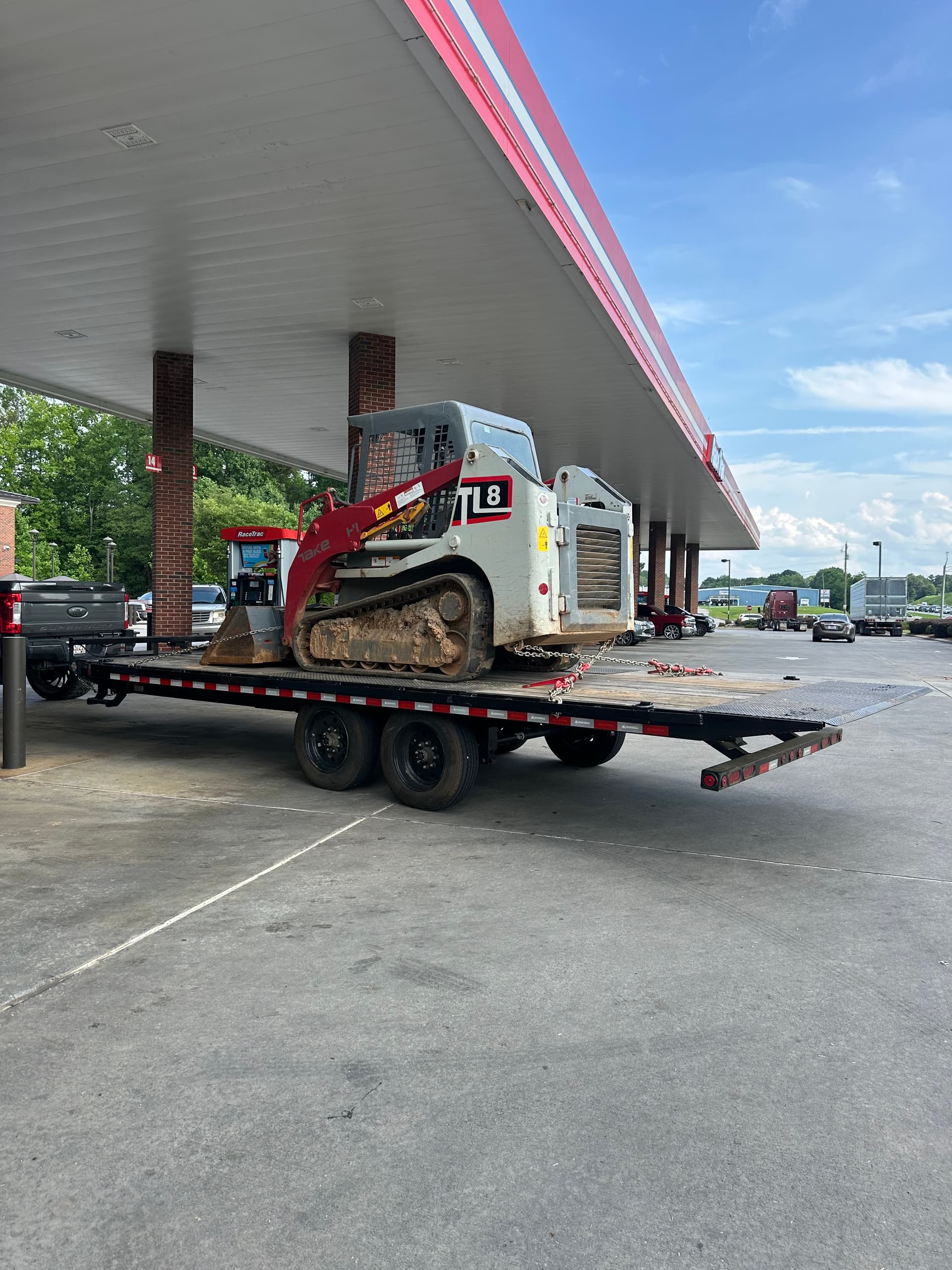 22ft Tilt Deckover Trailer