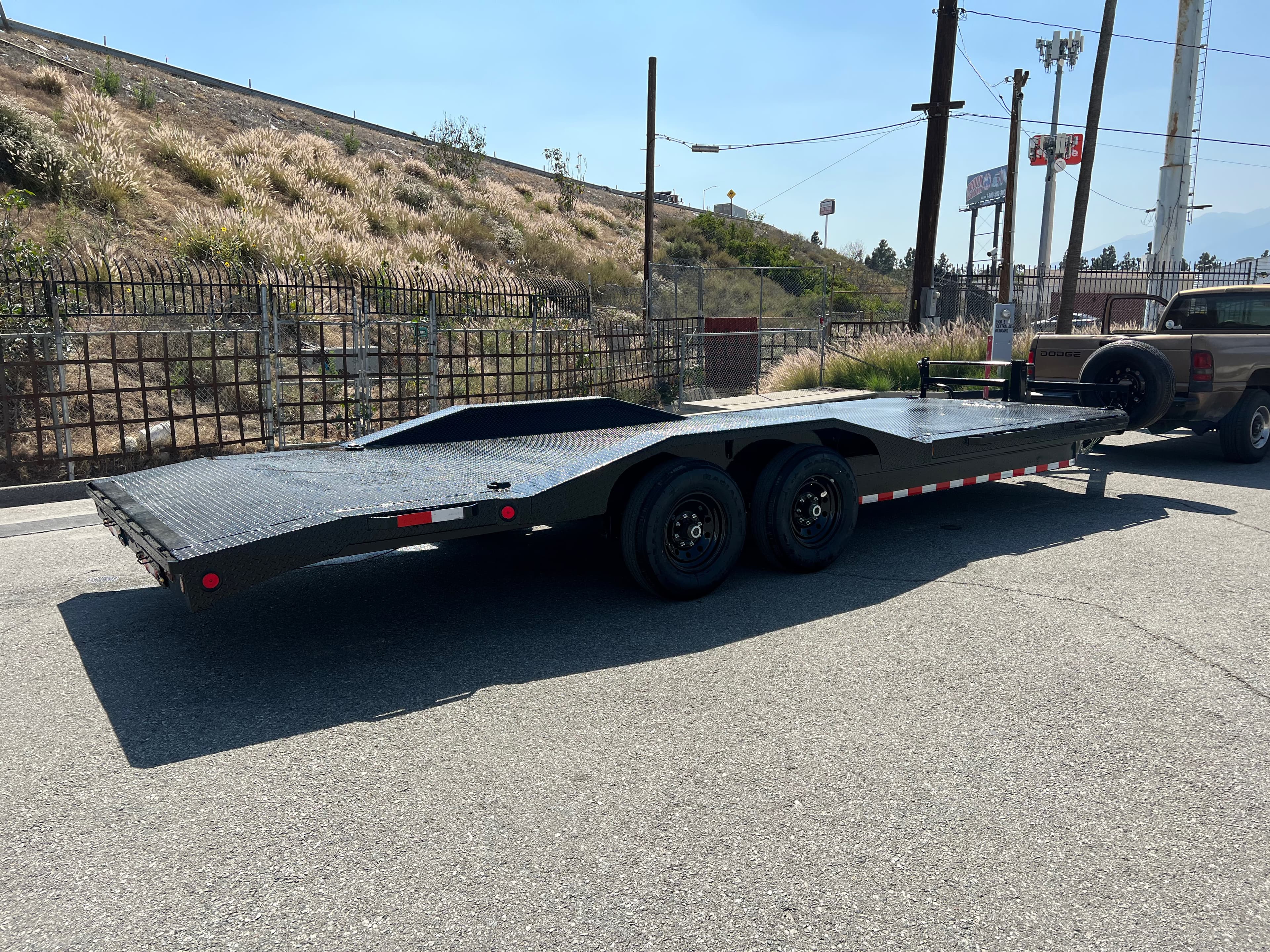 24ft Flatbed Car Hauler Trailer