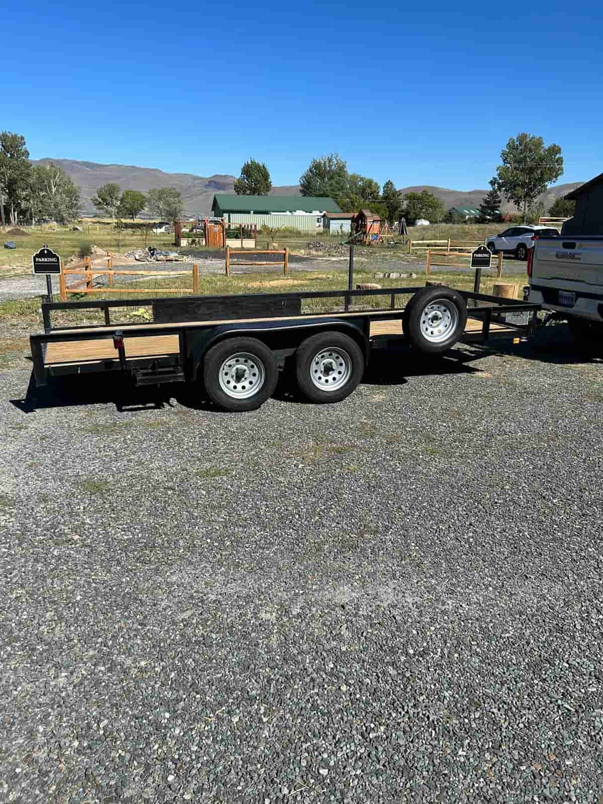7x20 Sure-Trac Flatbed Utility Trailer
