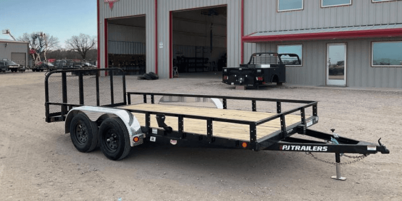 83"x16' Tandem Utility Trailer