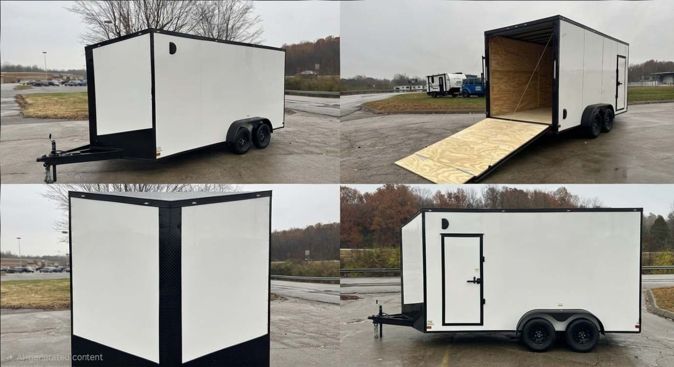 7x16 Enclosed Trailer