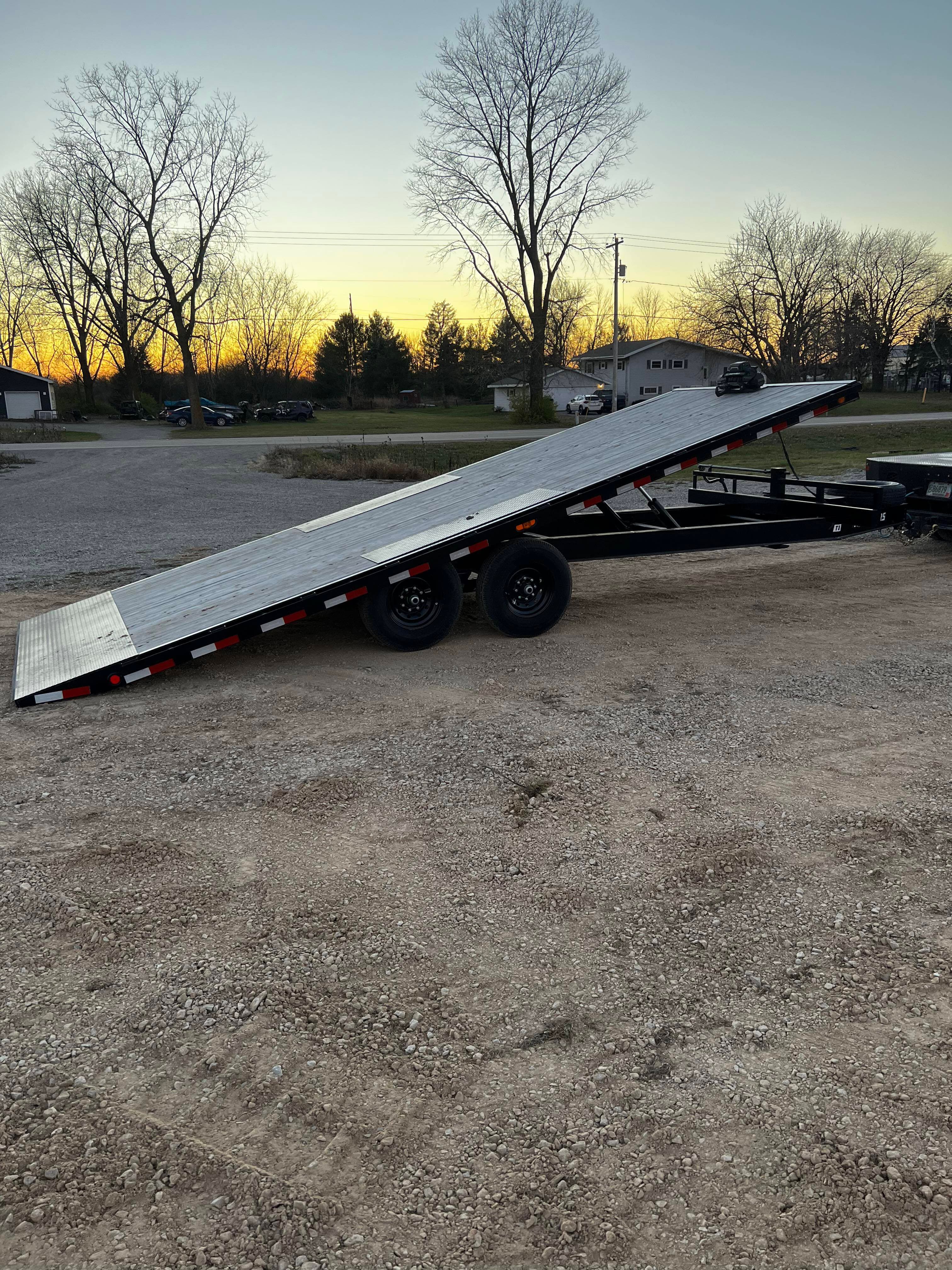 22ft Deckover Tilt Trailer
