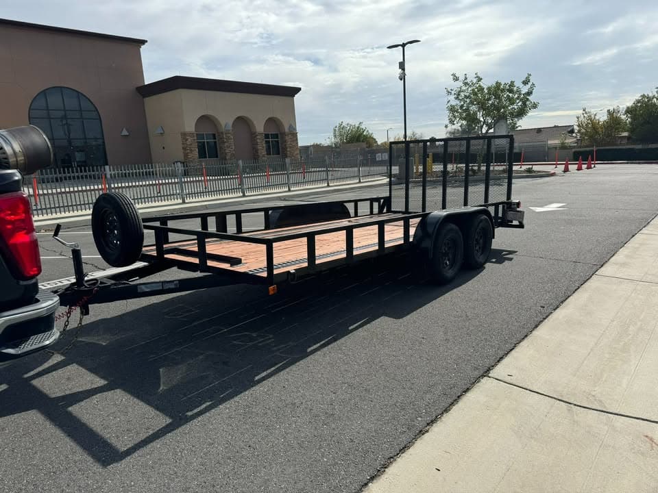 83" x 16' Utility Flat Deck Trailer