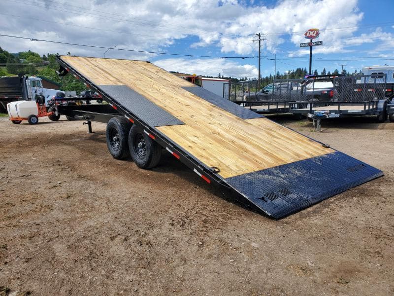 22ft Hydraulic Tilt Deckover Trailer