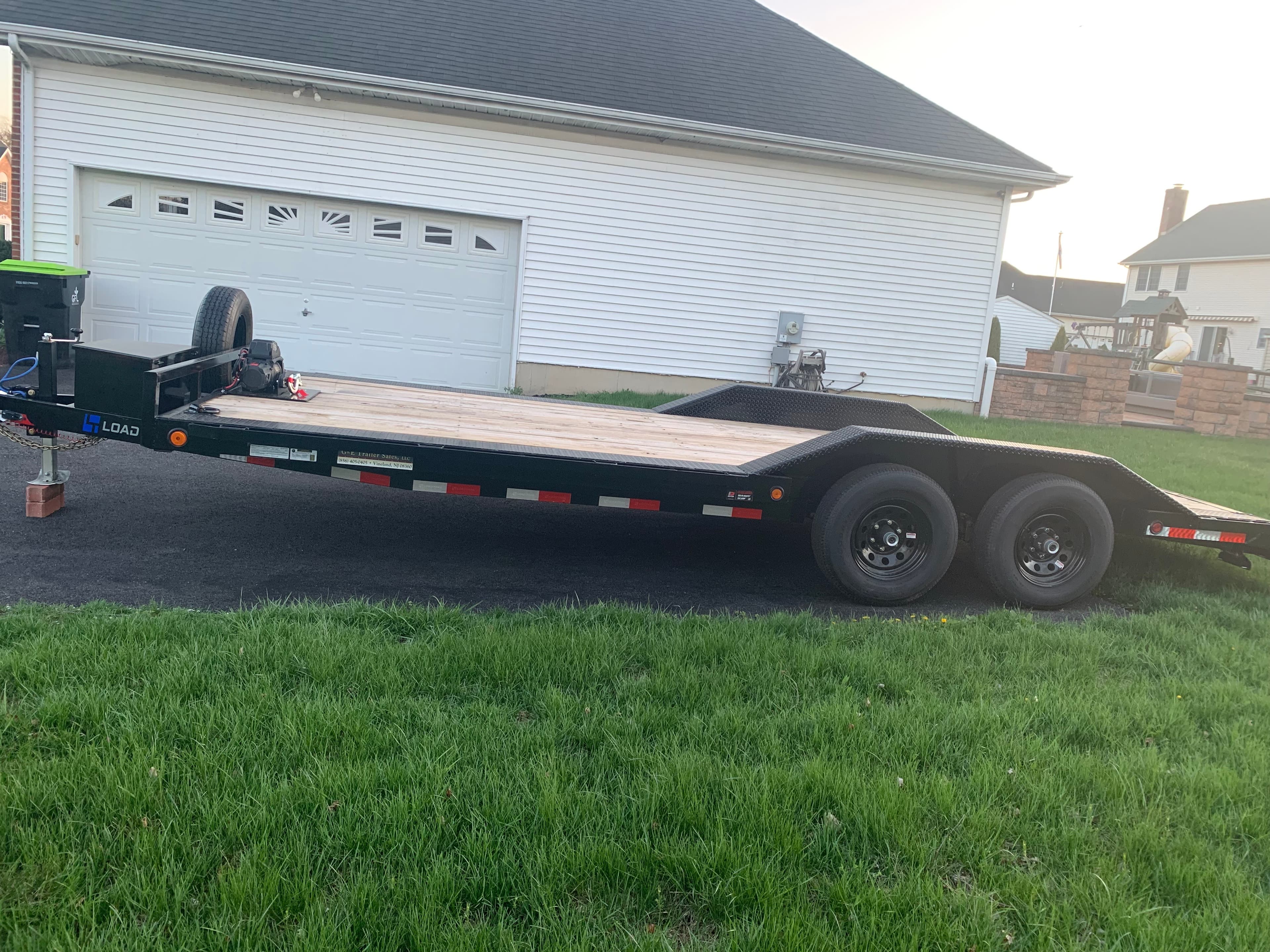 20ft Drive Over Flatbed Trailer