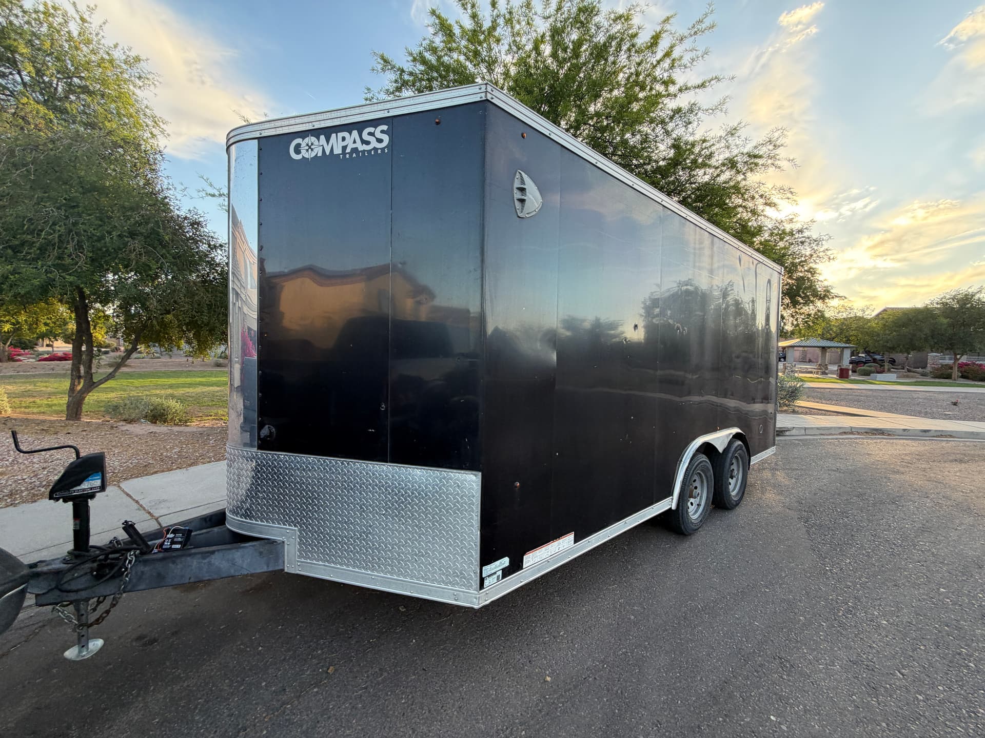 Compass 16’ enclosed car hauler
