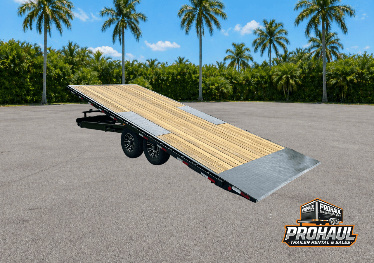 8.5' x 22' Deckover Tilt Trailer