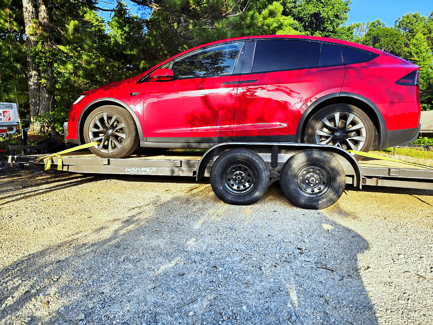 20ft Car Hauler Flatbed Trailer