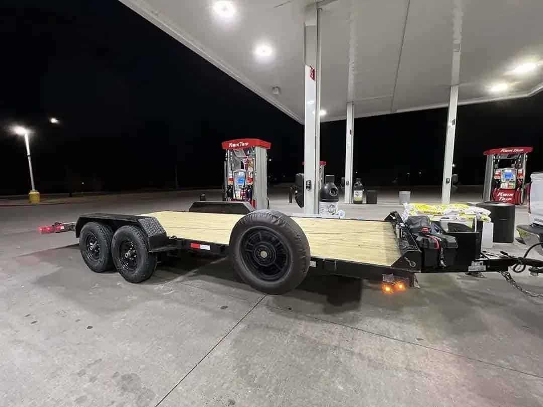 20’ 12K Flatbed Car Hauler Trailer #1