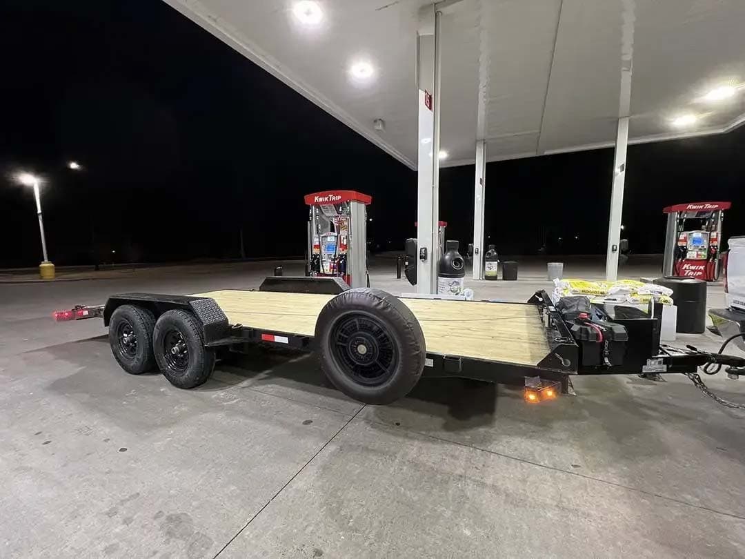 20’ 12K Flatbed Car Hauler Trailer #1