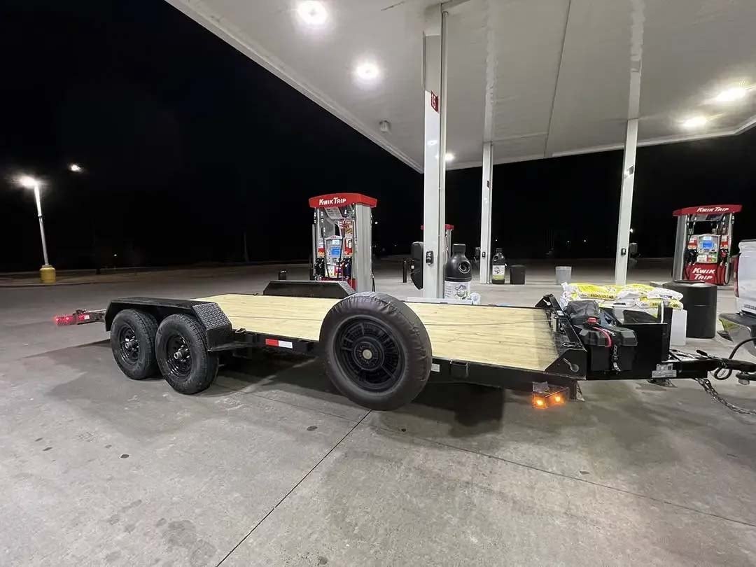 20’ 12K Flatbed Car Hauler Trailer #1