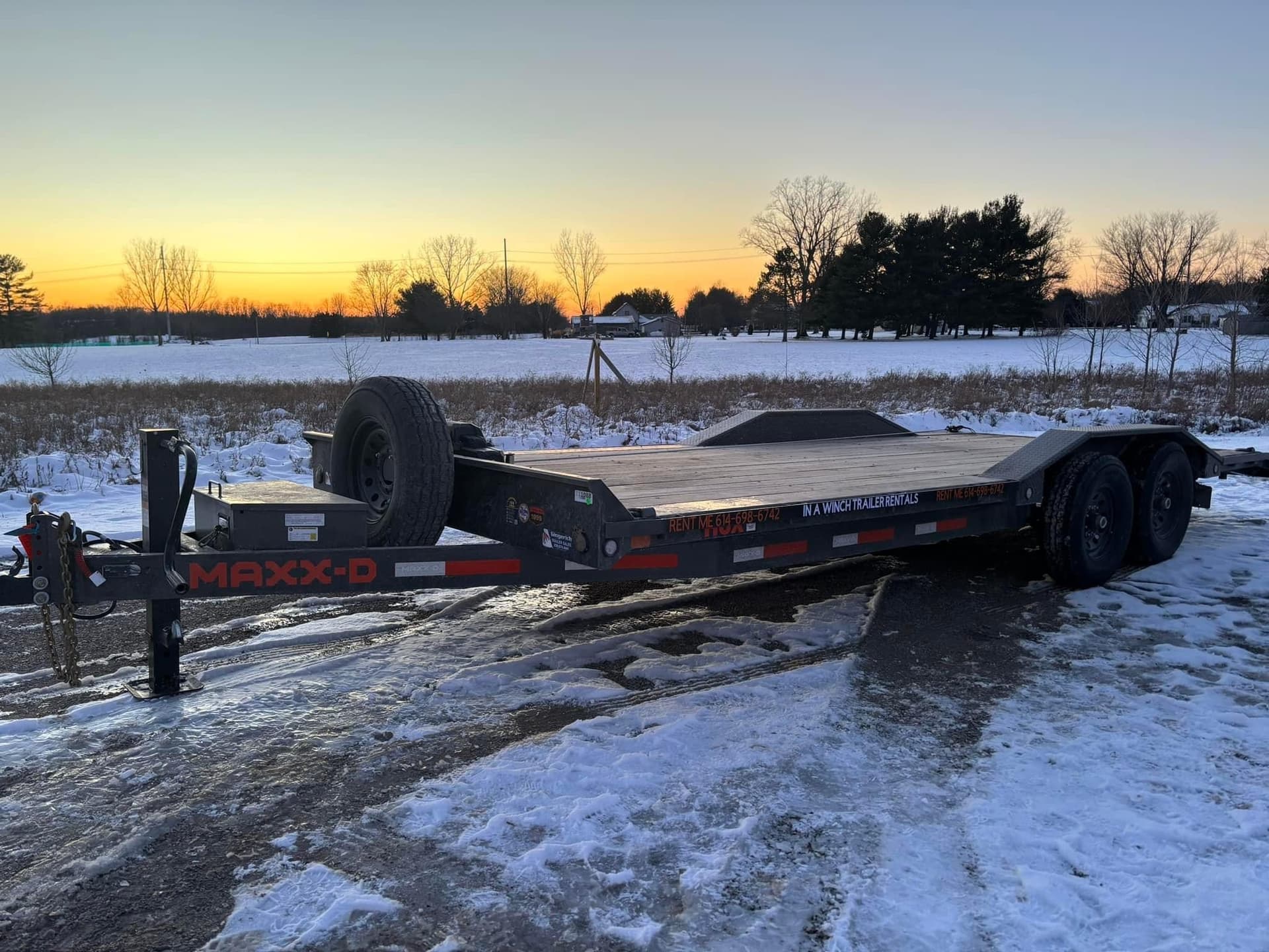 8.5 x 22ft Equipment Trailer