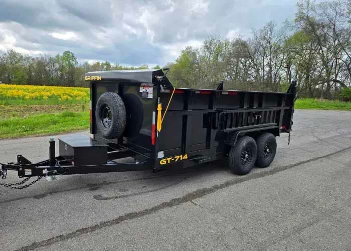 7' x 14' Dump trailer