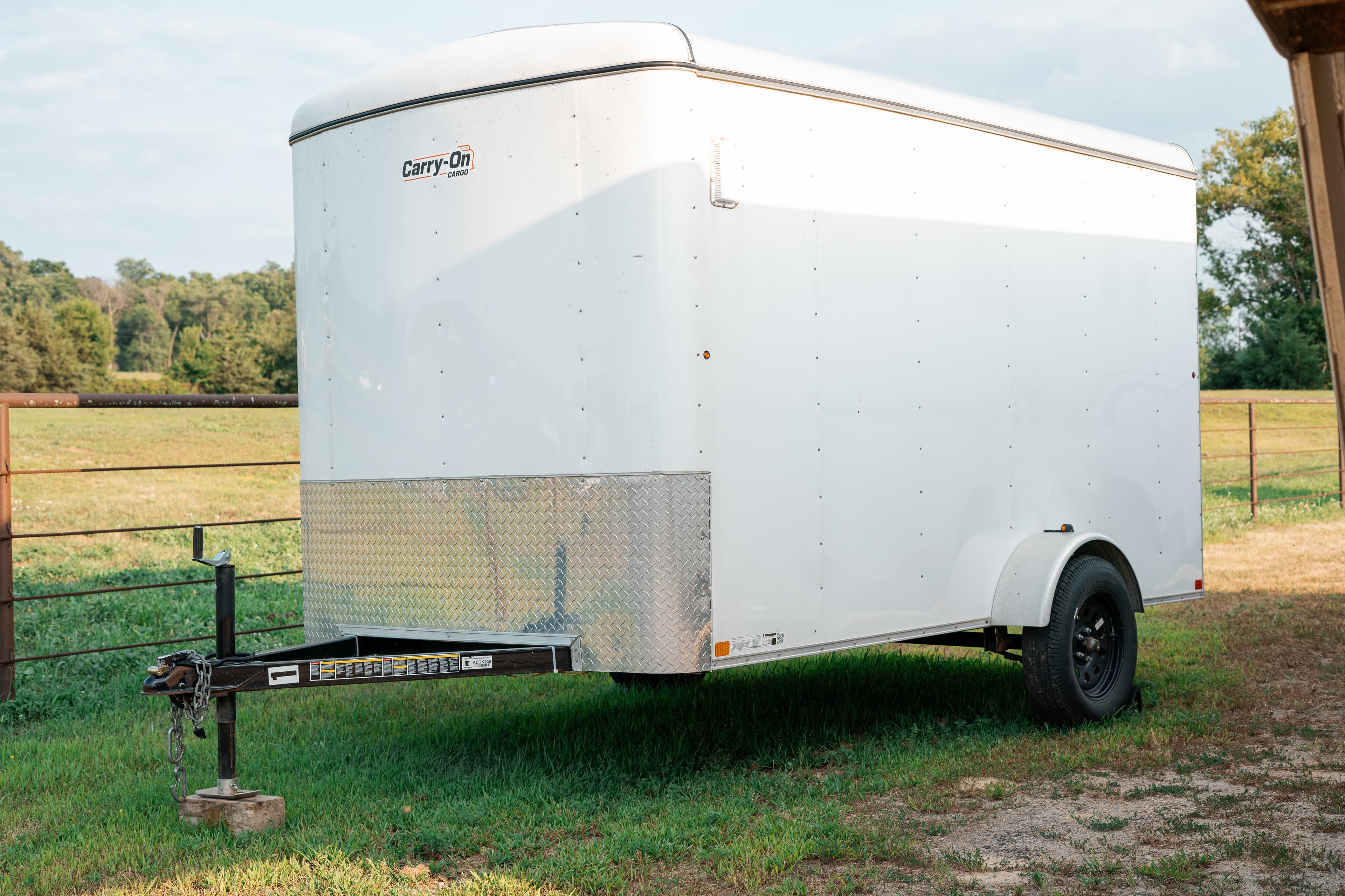 6x12ft Enclosed Cargo Trailer