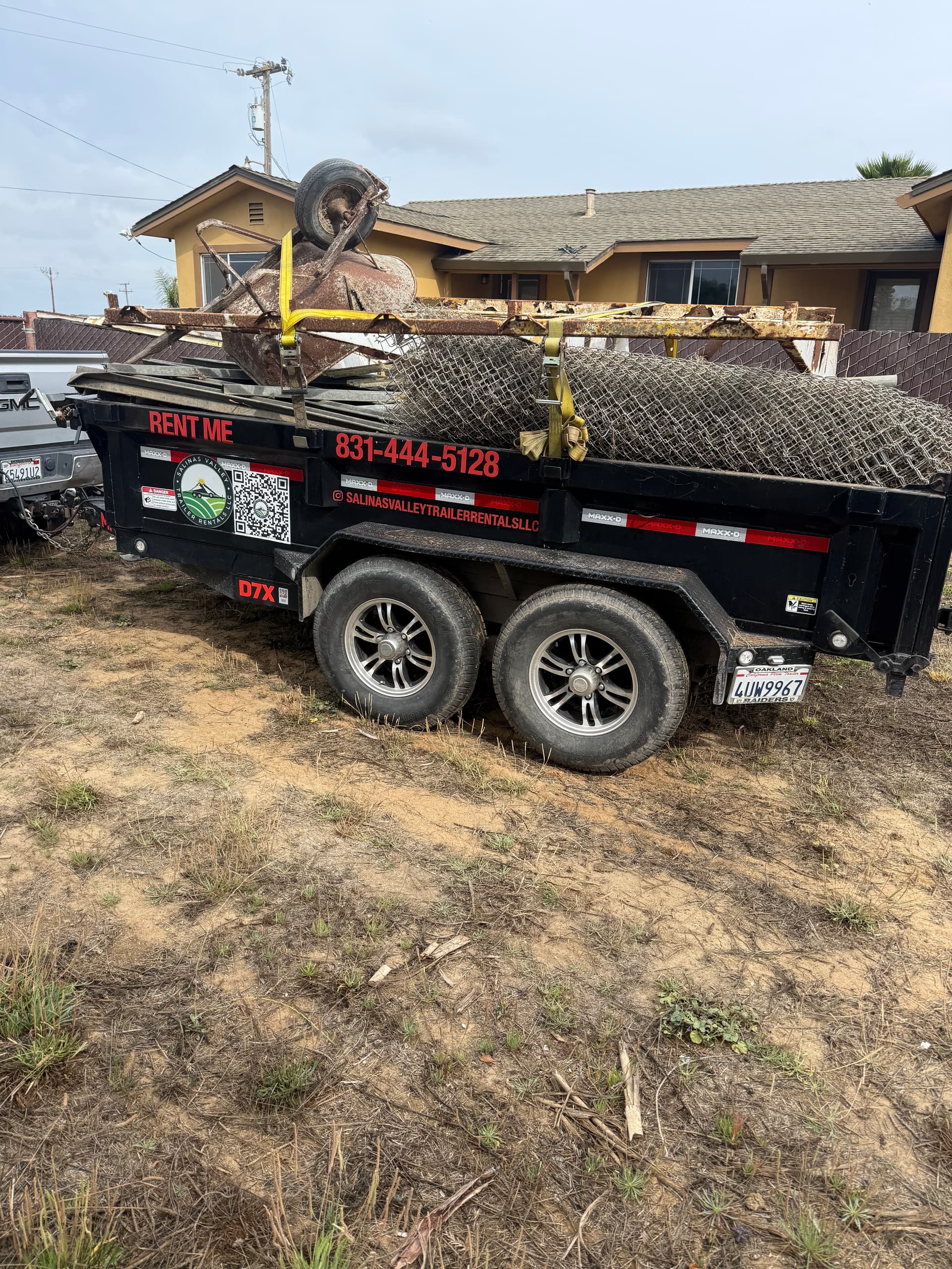 7x14ft MaxxD Dump Trailer