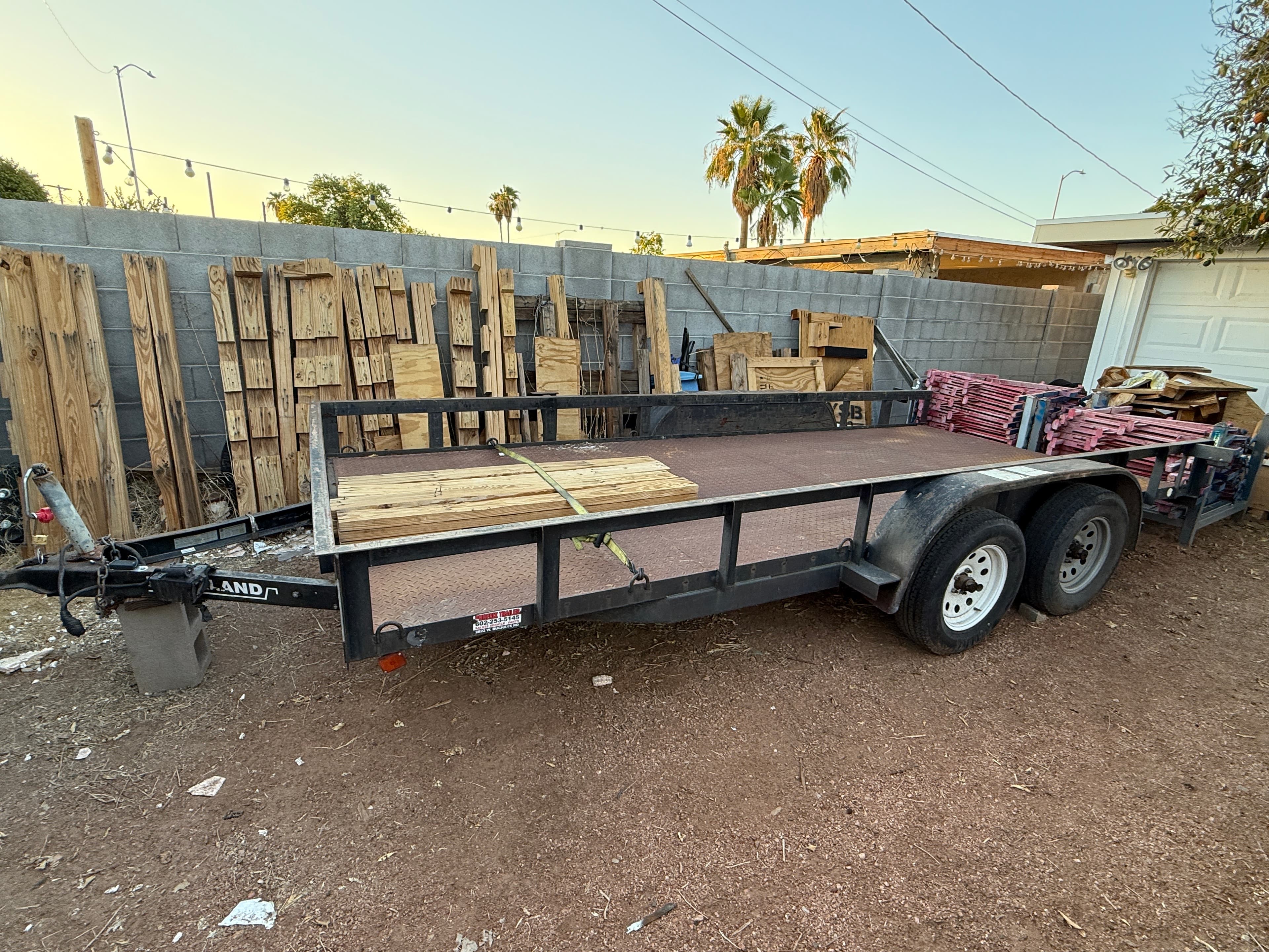 77" x 11' Utility Trailer