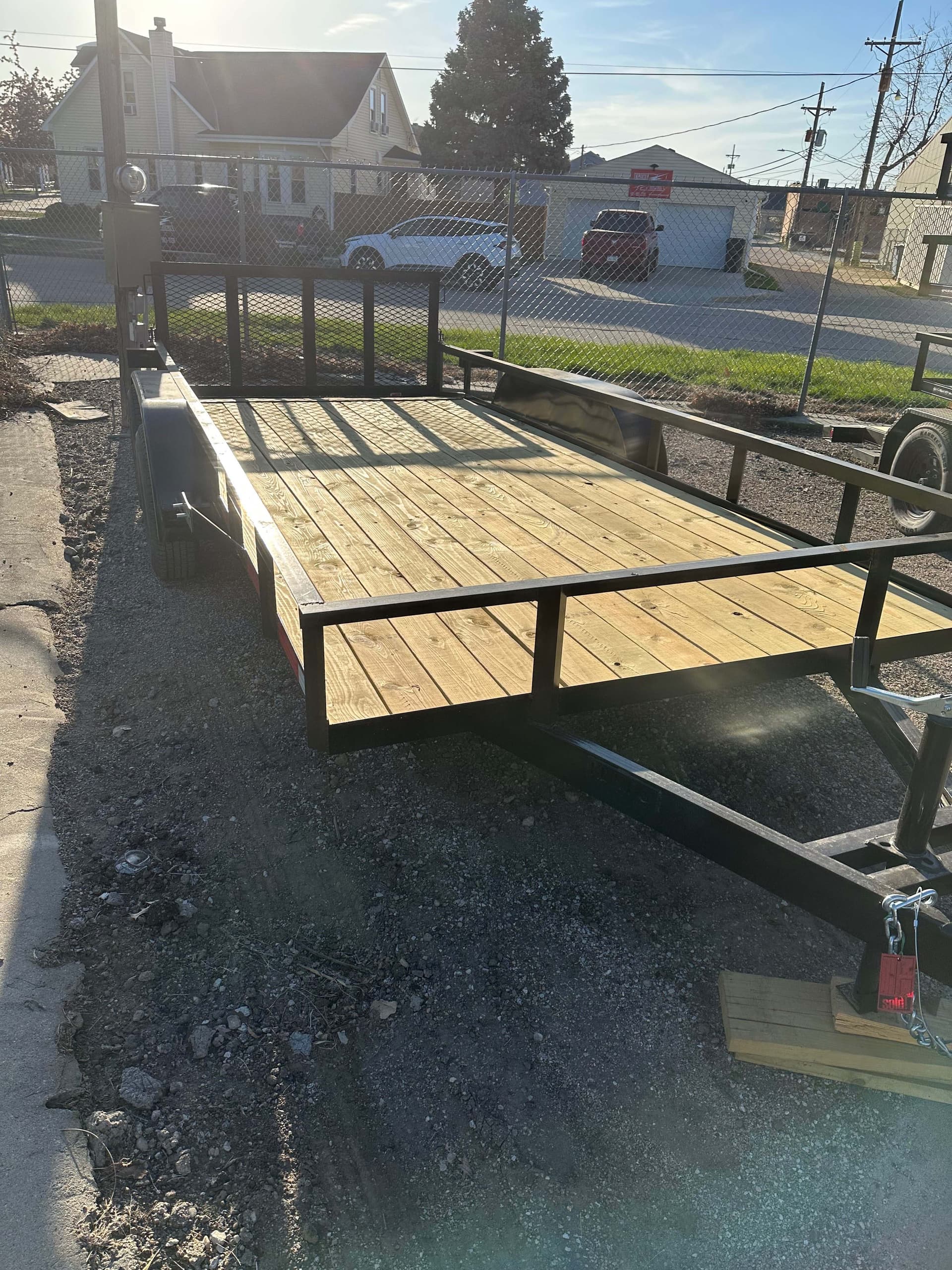 83” x 16’ TANDEM AXLE UTILITY TRAILER