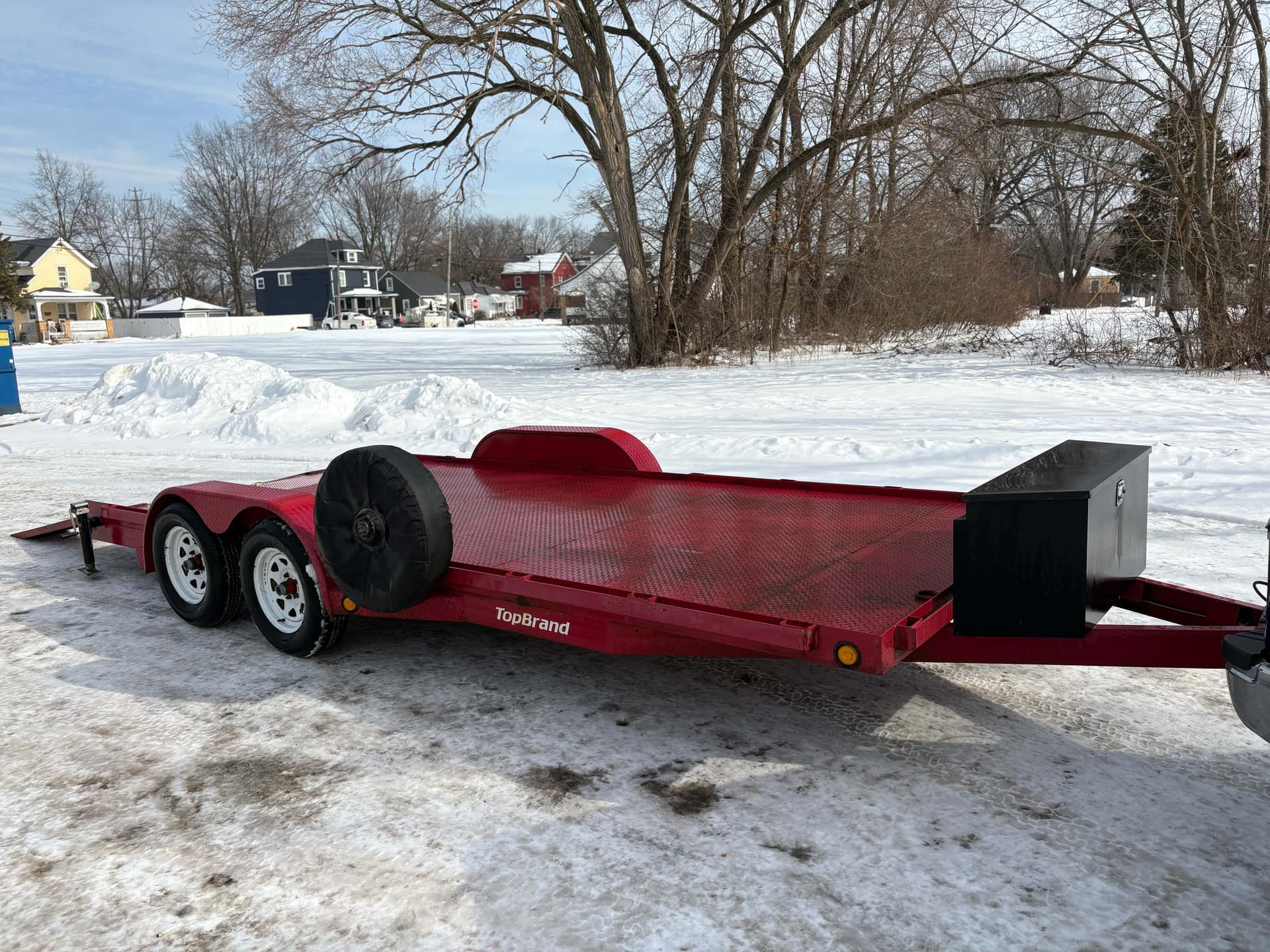 Top Brand 18’ Red Car Hauler