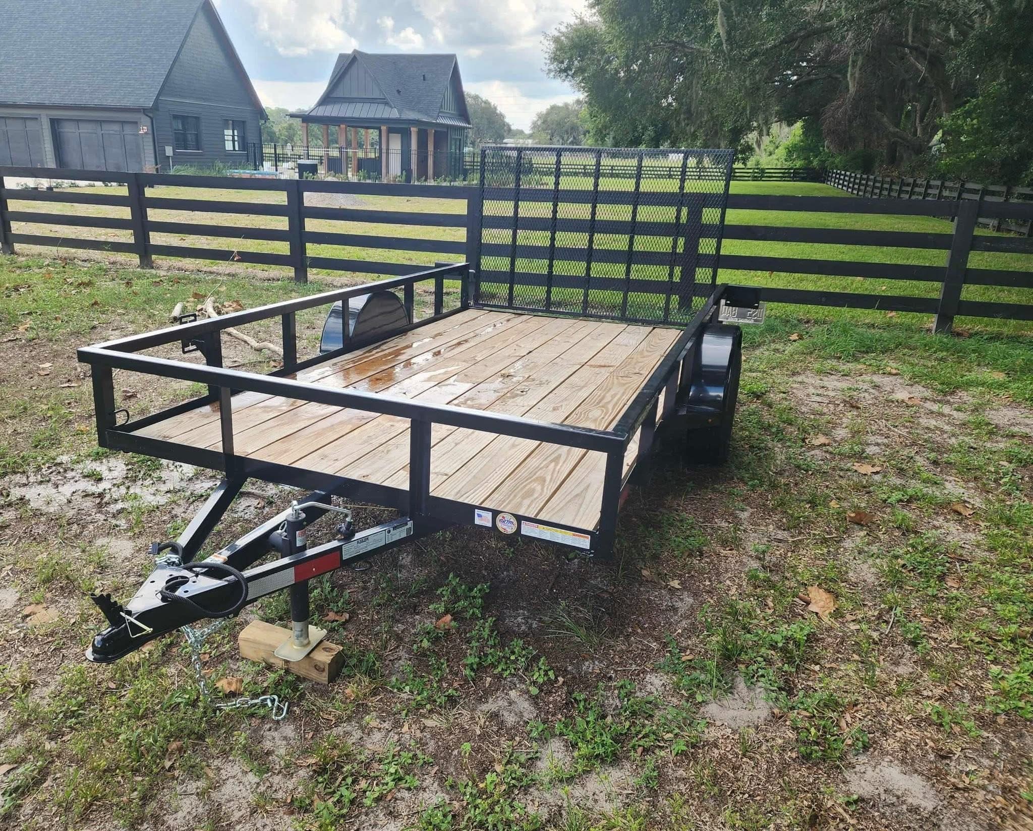 6.5' x 12' Utility Trailer