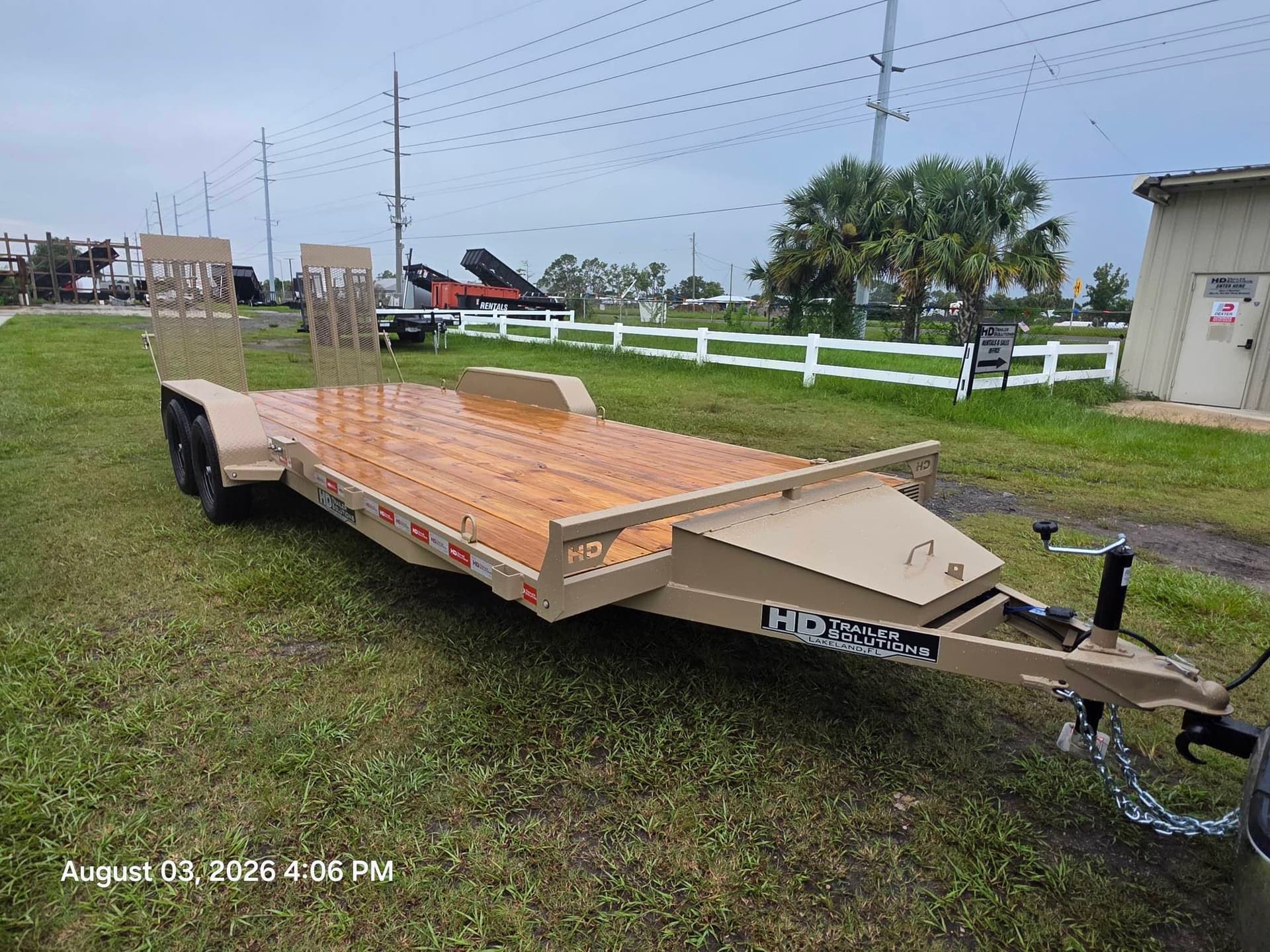 7' x 20' Car Hauler Trailer