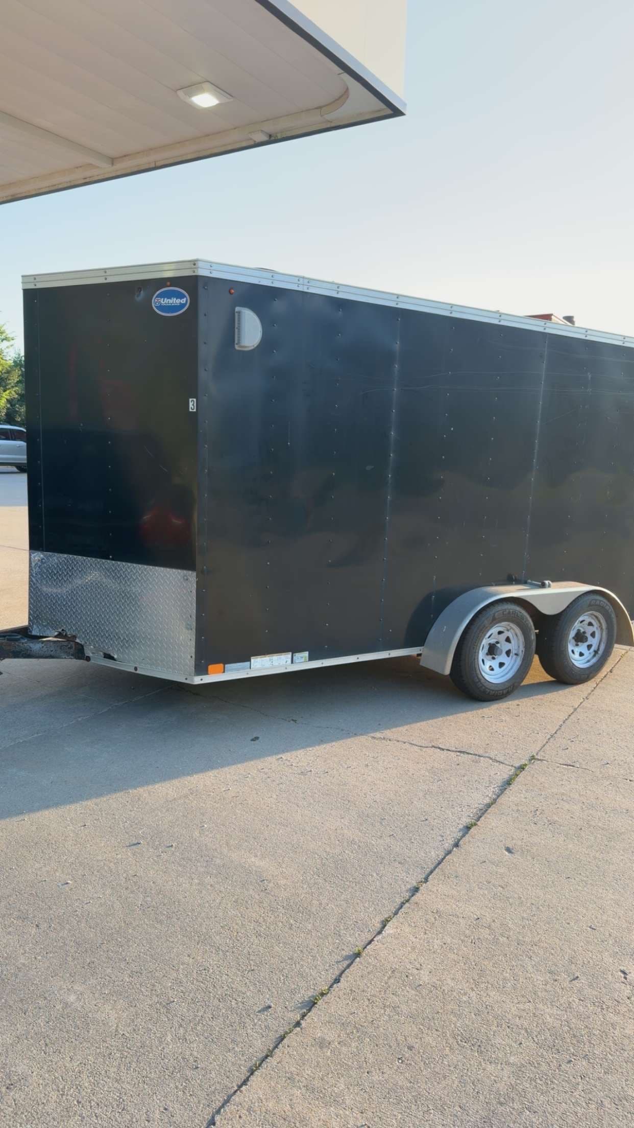 16x7 Enclosed Trailer
