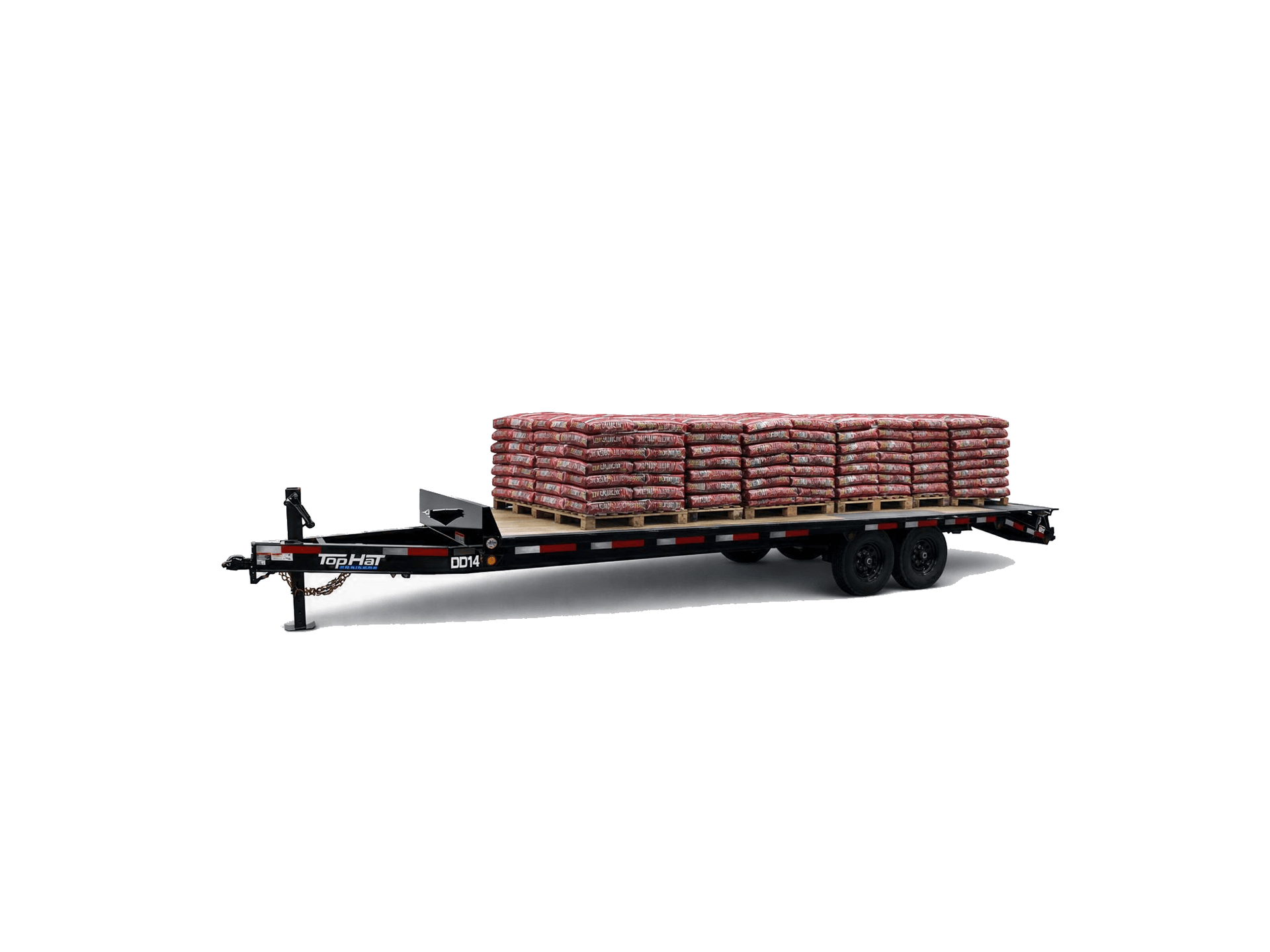 8.5x24 Deckover Equipment Flatbed14k GVWR