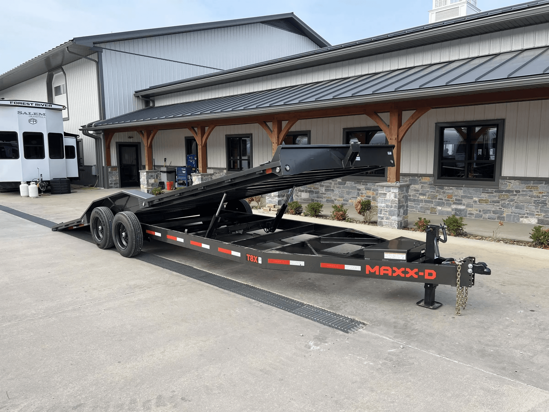 24ft Tilt Deck Equipment Flatbed