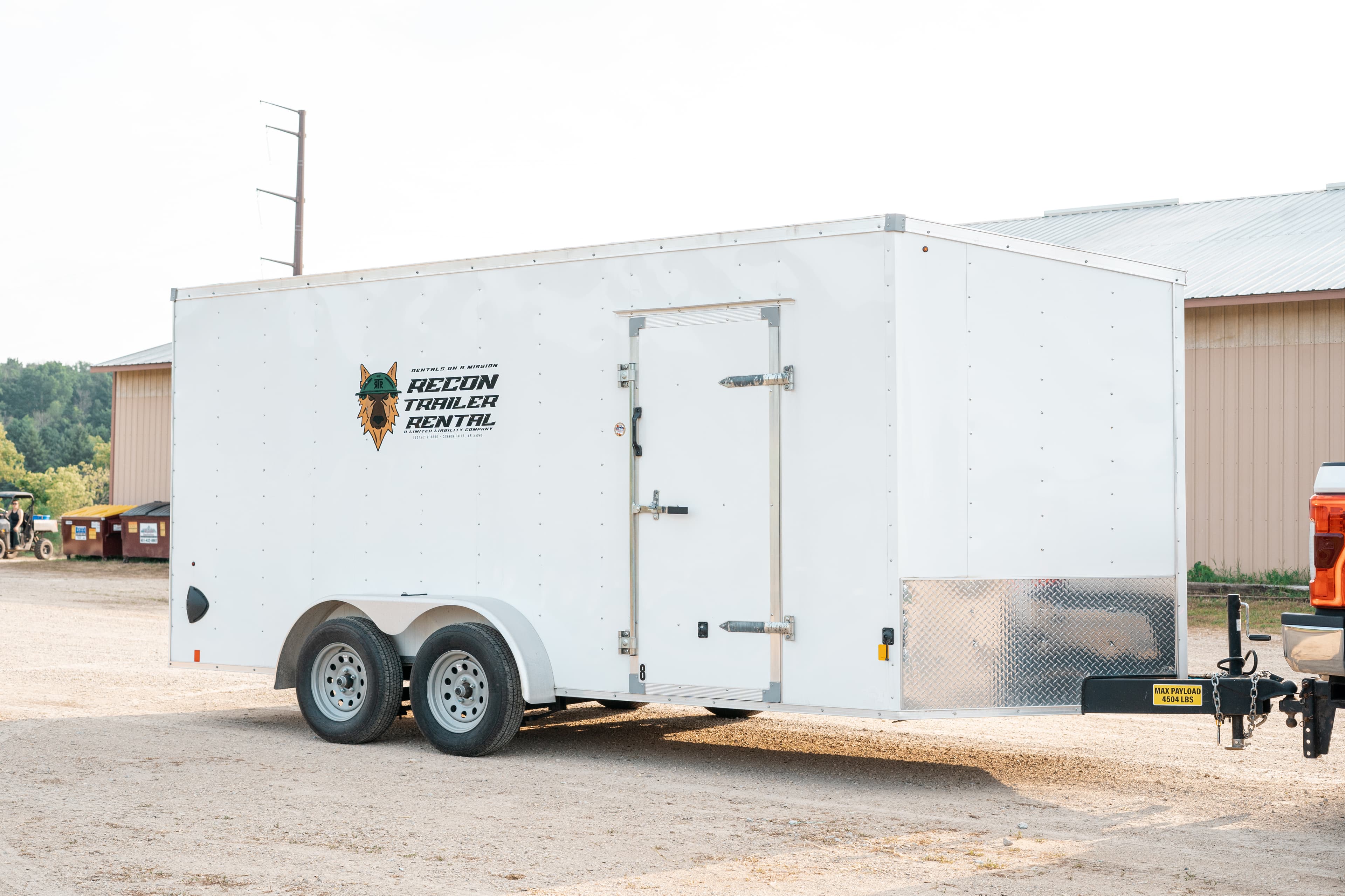 7' x 16' Enclosed Trailer