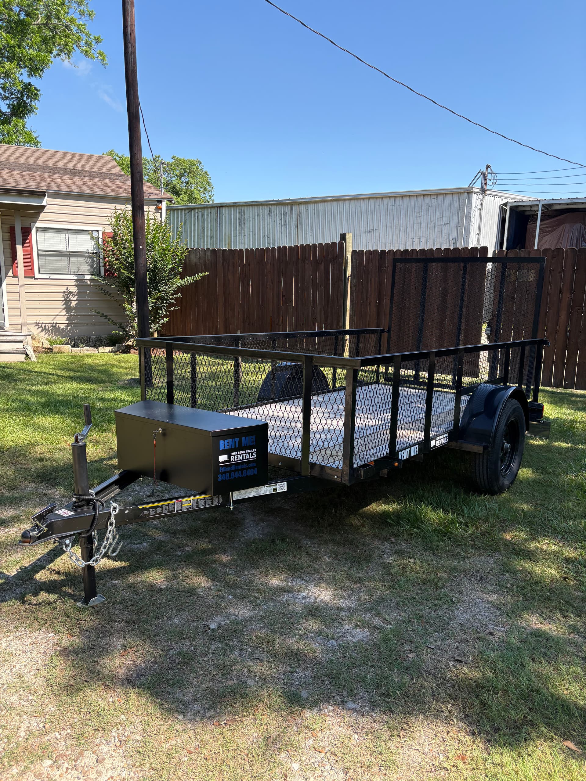 Utility Trailer 5x10' w/ Ramp Gate