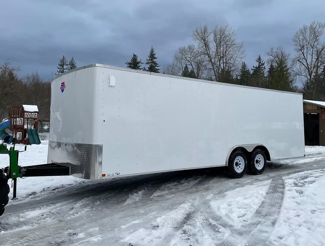 24ft Enclosed Car Trailer