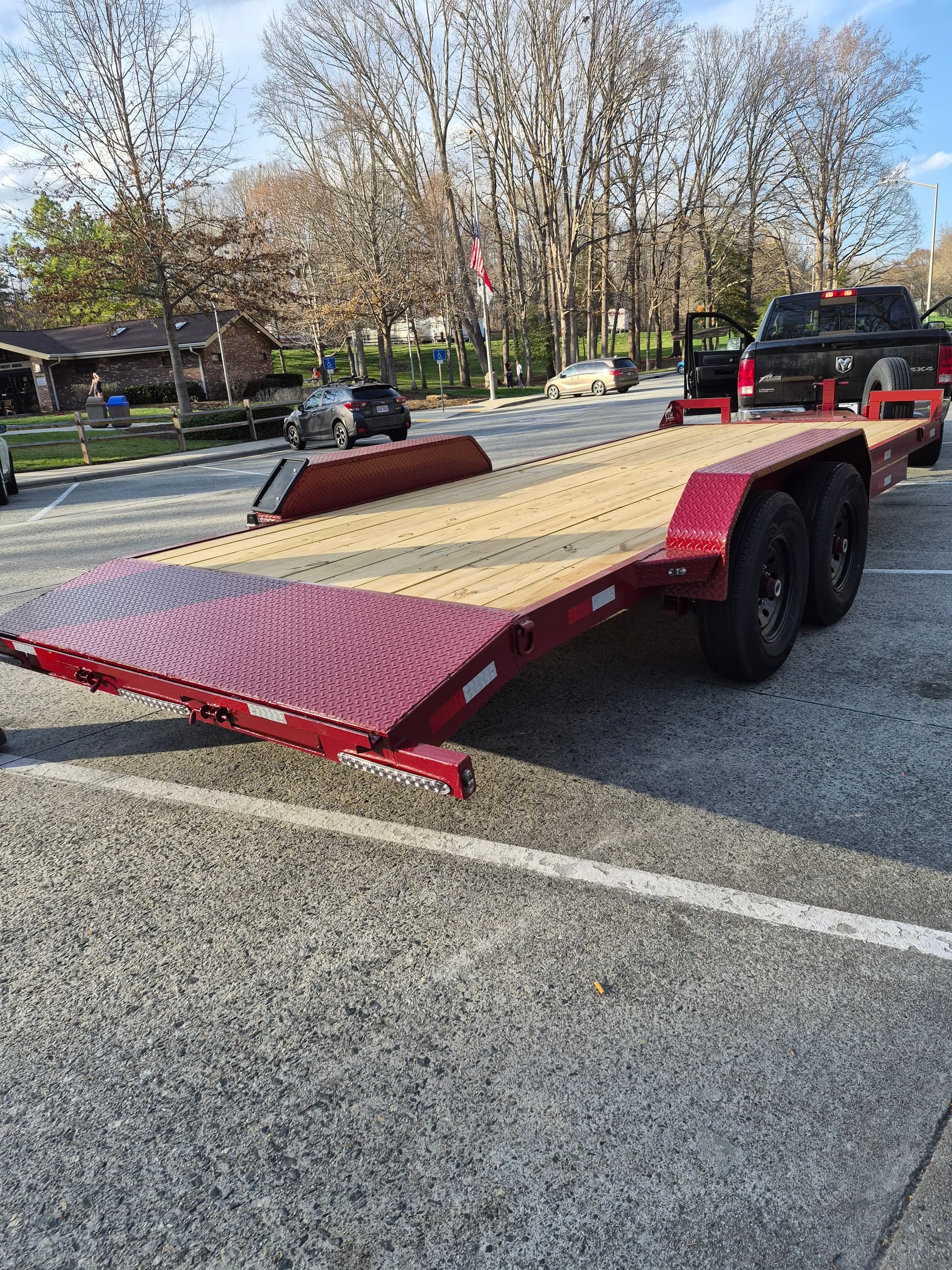 7x20 14K Driver Side Removable Fender Car Trailer