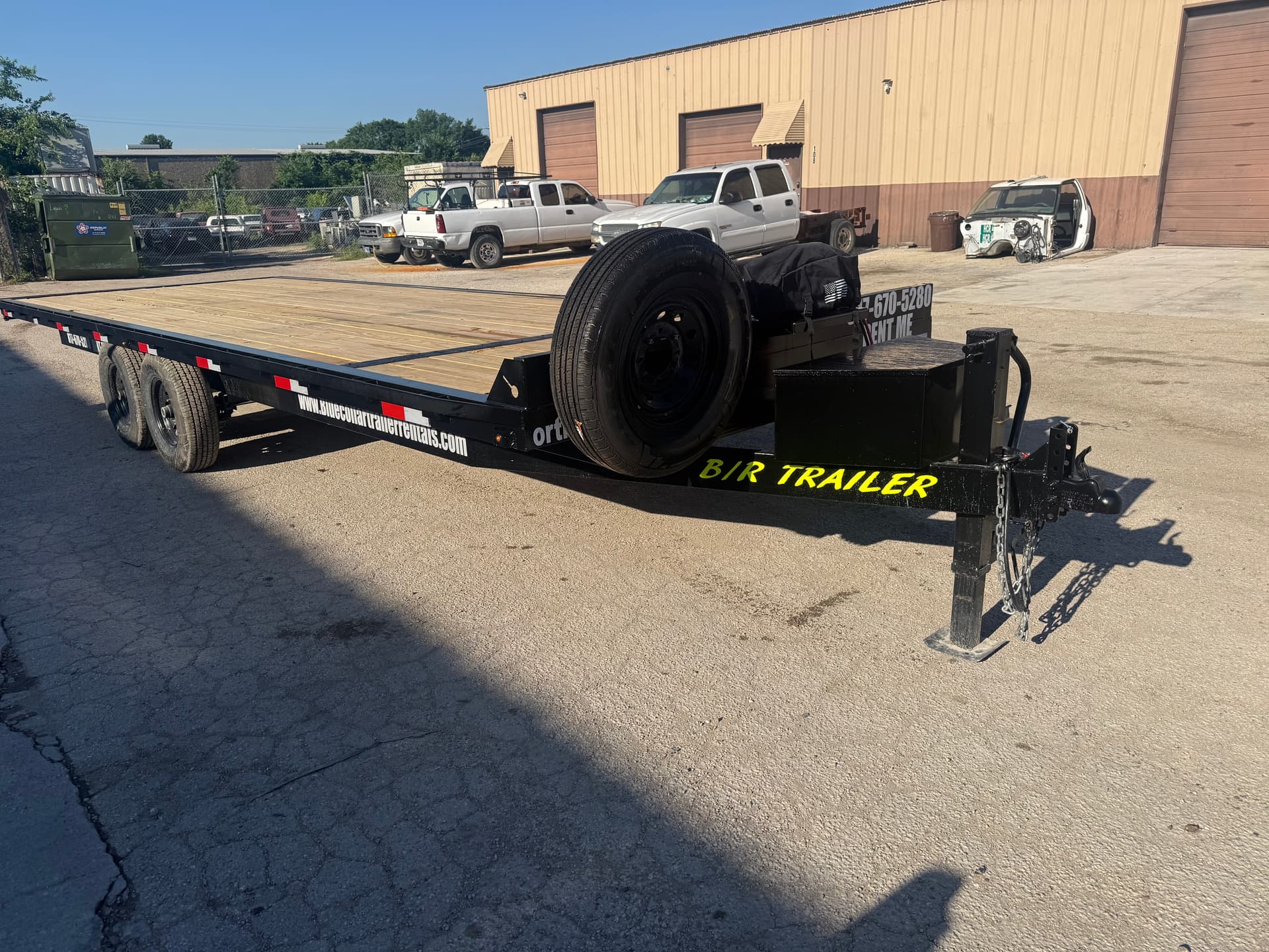 #7 - 24ft Deckover Trailer