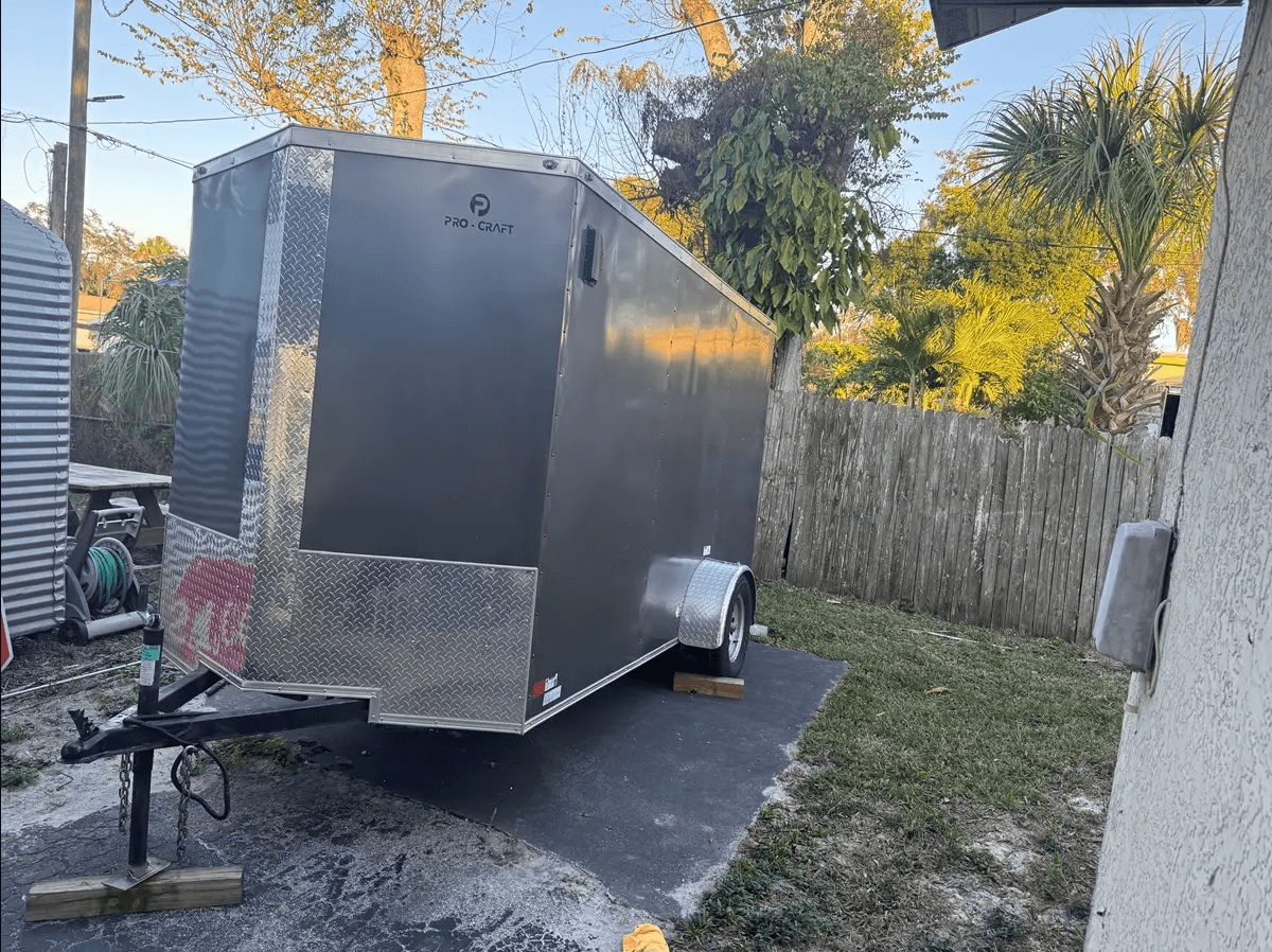 6x12 Enclosed Trailer