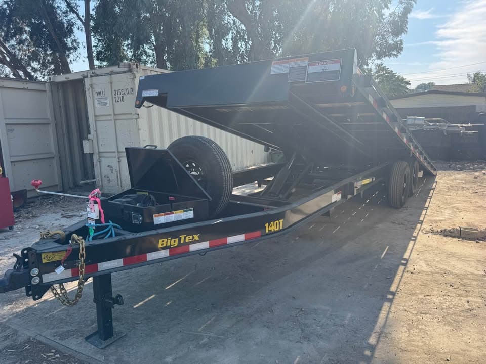 24ft Deckover Tilt Trailer