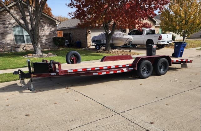 20X83 Car Hauler Utility Trailer 7K