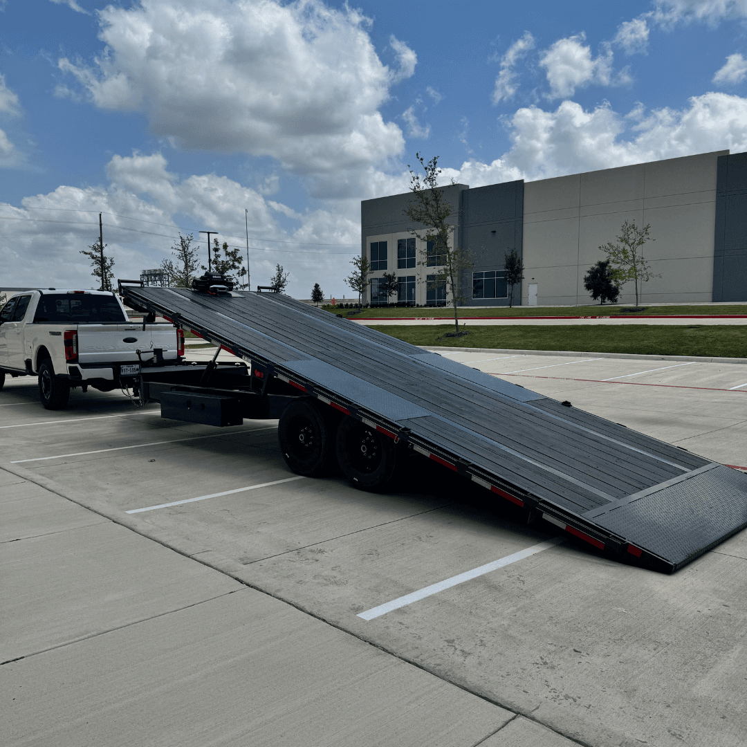 24ft Deck Over Tilt Trailer
