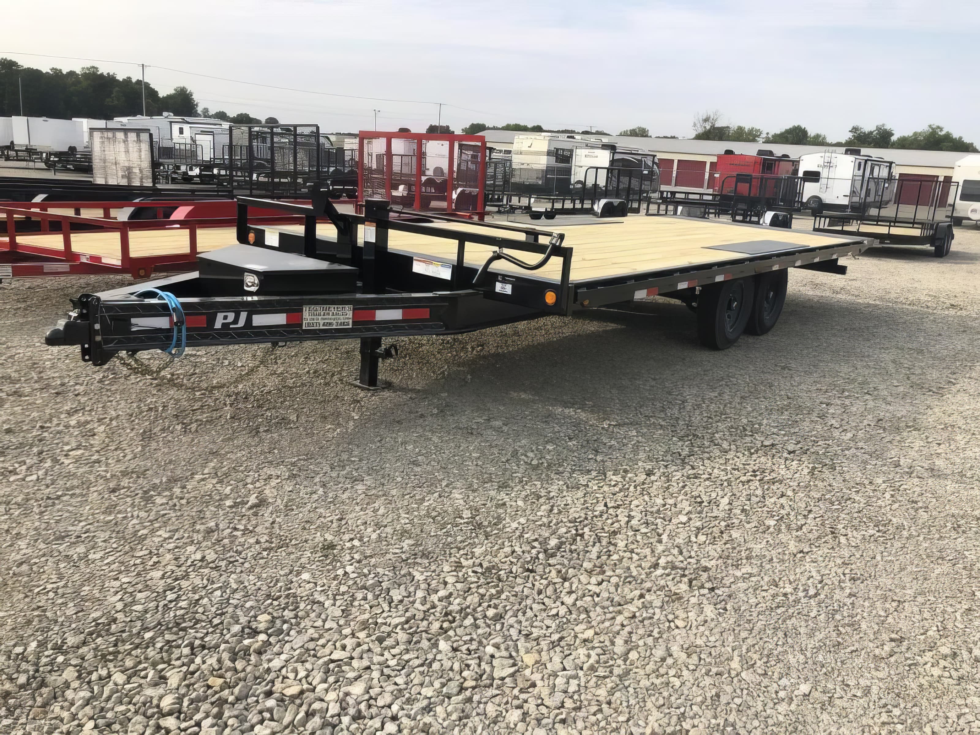 22ft PJ Hydraulic Tilt Deckover