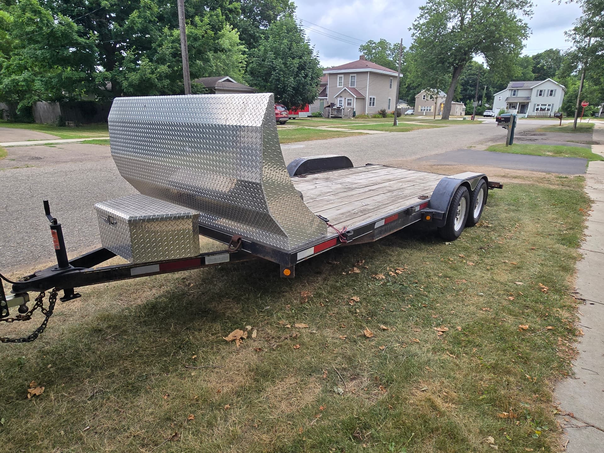 7' x 18' Car Equipment Hauler Trailer