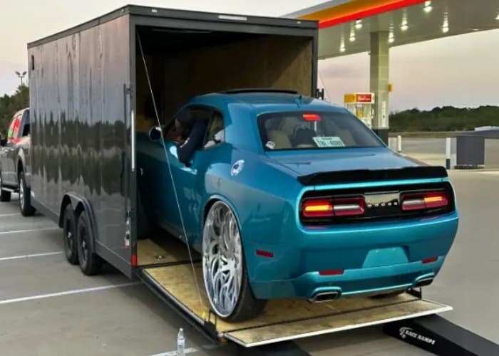 20ft Black Trailer