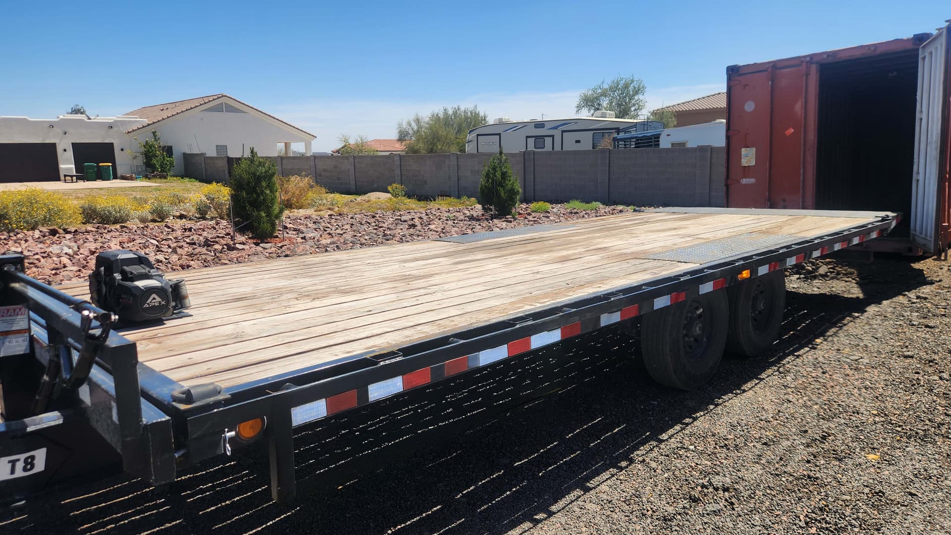 24ft Deckover Tilt Trailer