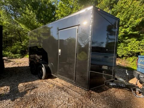 Custom 7x14 V Nose Enclosed Trailer